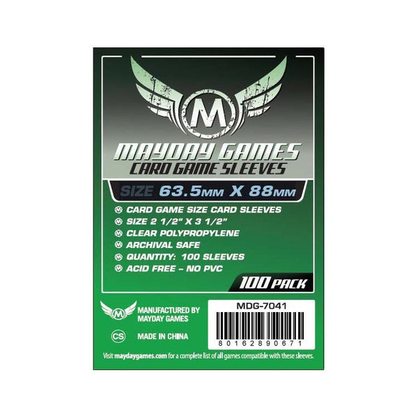 mayday card sleeve sizes Mayday MDG-7041 Card Game Sleeves (100) – Titan Bear Gaming
