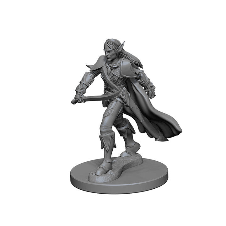Pathfinder Deep Cuts™ Unpainted Miniatures: 72598 Elf Male Fighter