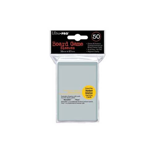 Ultra Pro Board Game Sleeves Standard American 56mm x 87mm (50)