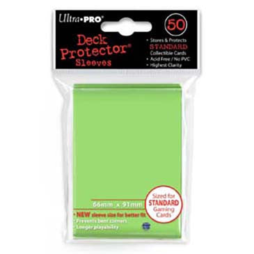 Ultra Pro Standard Deck Protector Sleeves Lime Green (50)