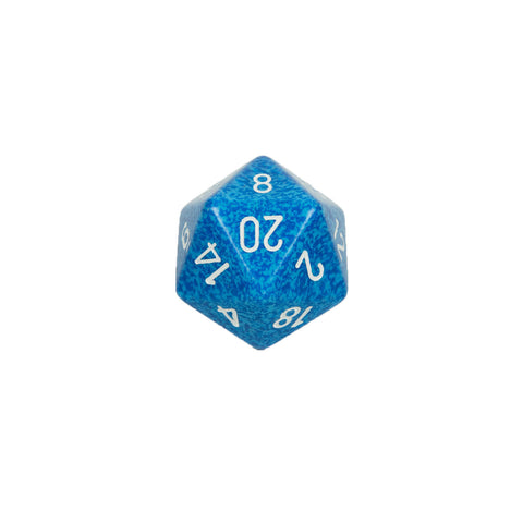 Chessex CHXXS2023 Water™ Speckled 34mm d20 single