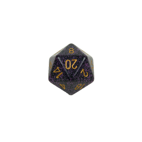 Chessex CHXXS2064 Hurricane™ Speckled 34mm d20 single