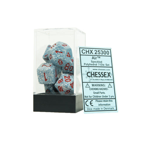Chessex CHX25300 Air™ Speckled Polyhedral Dice Set