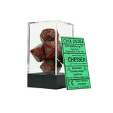 Chessex CHX25304 Strawberry™ Speckled Polyhedral Dice Set