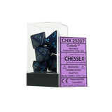 Chessex CHX25307 Cobalt™ Speckled Polyhedral Dice Set