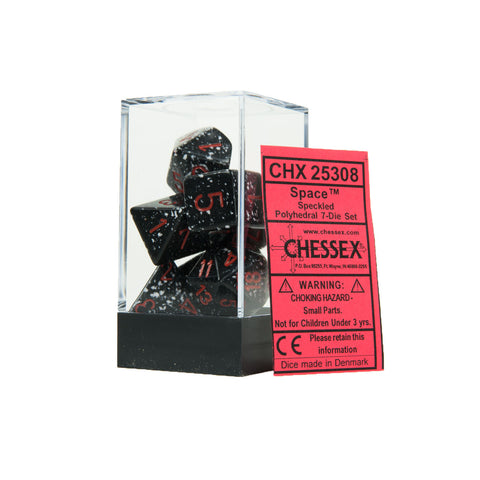Chessex CHX25308 Space™ Speckled Polyhedral Dice Set