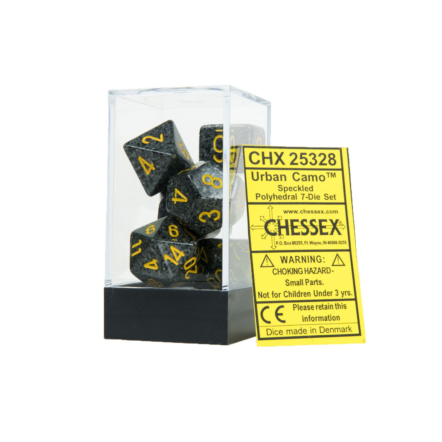 Chessex CHX25328 Urban Camo™ Speckled Polyhedral Dice Set