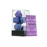 Chessex CHX25347 Silver Tetra™ Speckled Polyhedral Dice Set