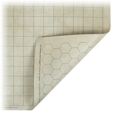 Chessex Reversible Battlemat 1.5" square/hex