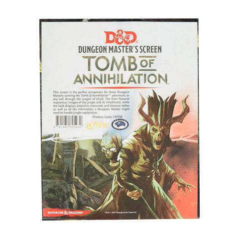 D&D 5e Tomb of Annihilation DM Screen