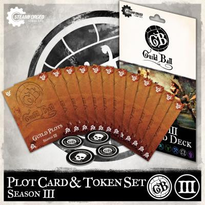 Guild Ball: Season 3 Plot Card and Token Set