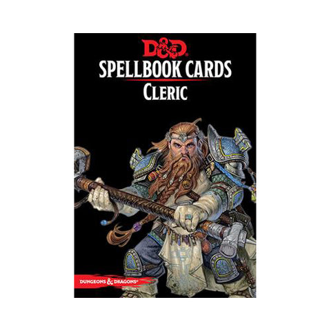 D&D 5th Edition Spellbook Cards - Cleric