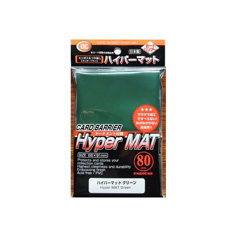 KMC Card Barrier Hyper Matte Green (80) Titan Bear Gaming KMC Card Barrier Hyper Matte Green (80) Titan Bear Gaming