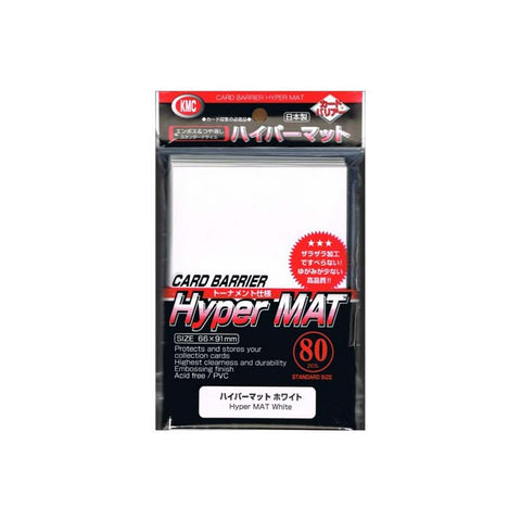 KMC: Hyper Matte Sleeves (80) - White KMC: Hyper Matte Sleeves (80) - White