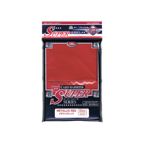 KMC Card Barrier Super Metallic Red (80)