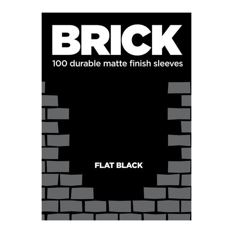 Legion: Brick - Flat Black Matte Card Sleeves (100)