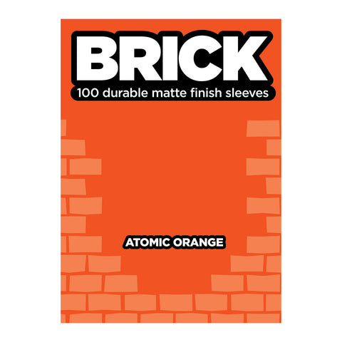 Legion: Brick - Atomic Orange Matte Card Sleeves (100)