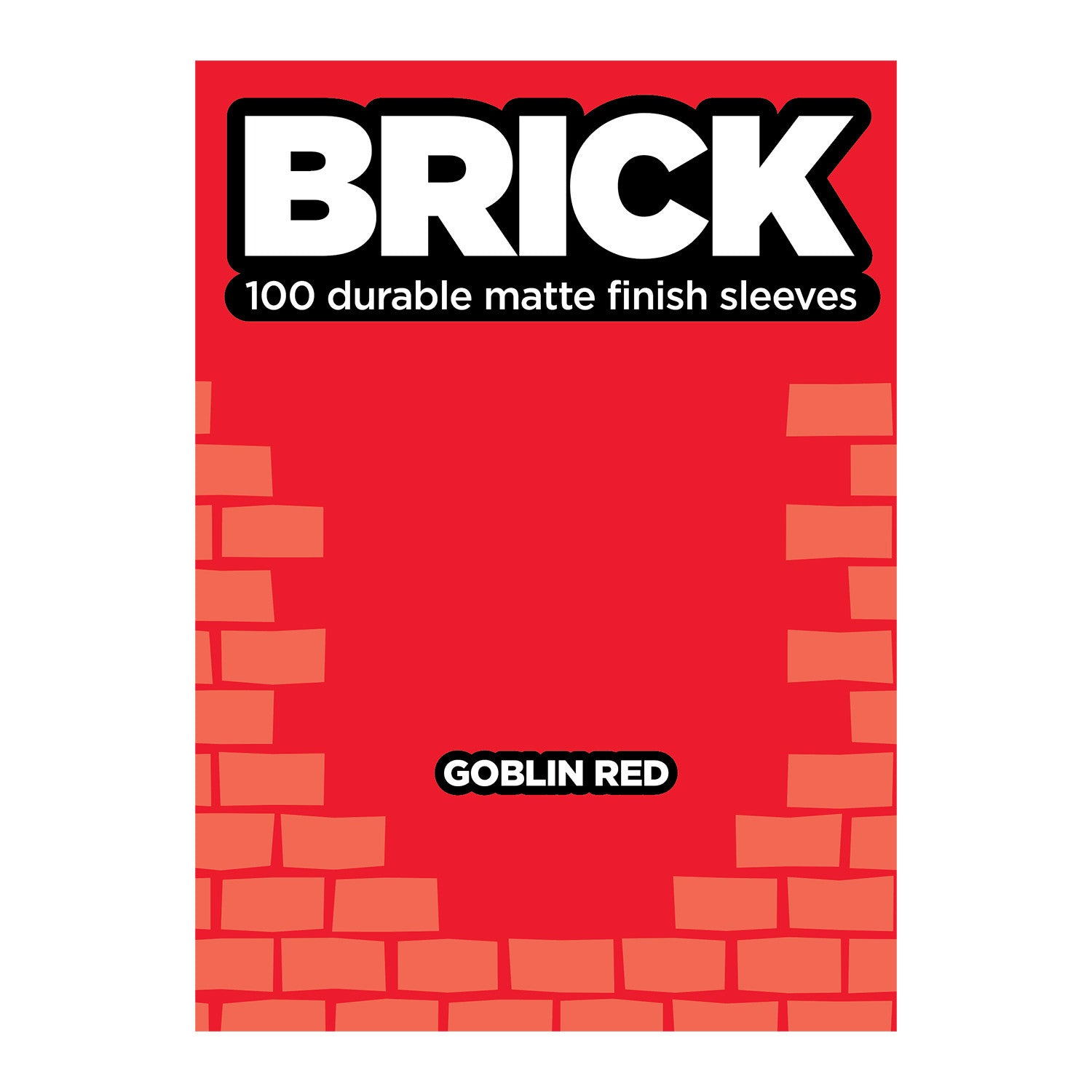 Legion: Brick - Goblin Red Matte Card Sleeves (100)