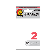 Legion Board Game Sleeves - Mini European Clear (50)