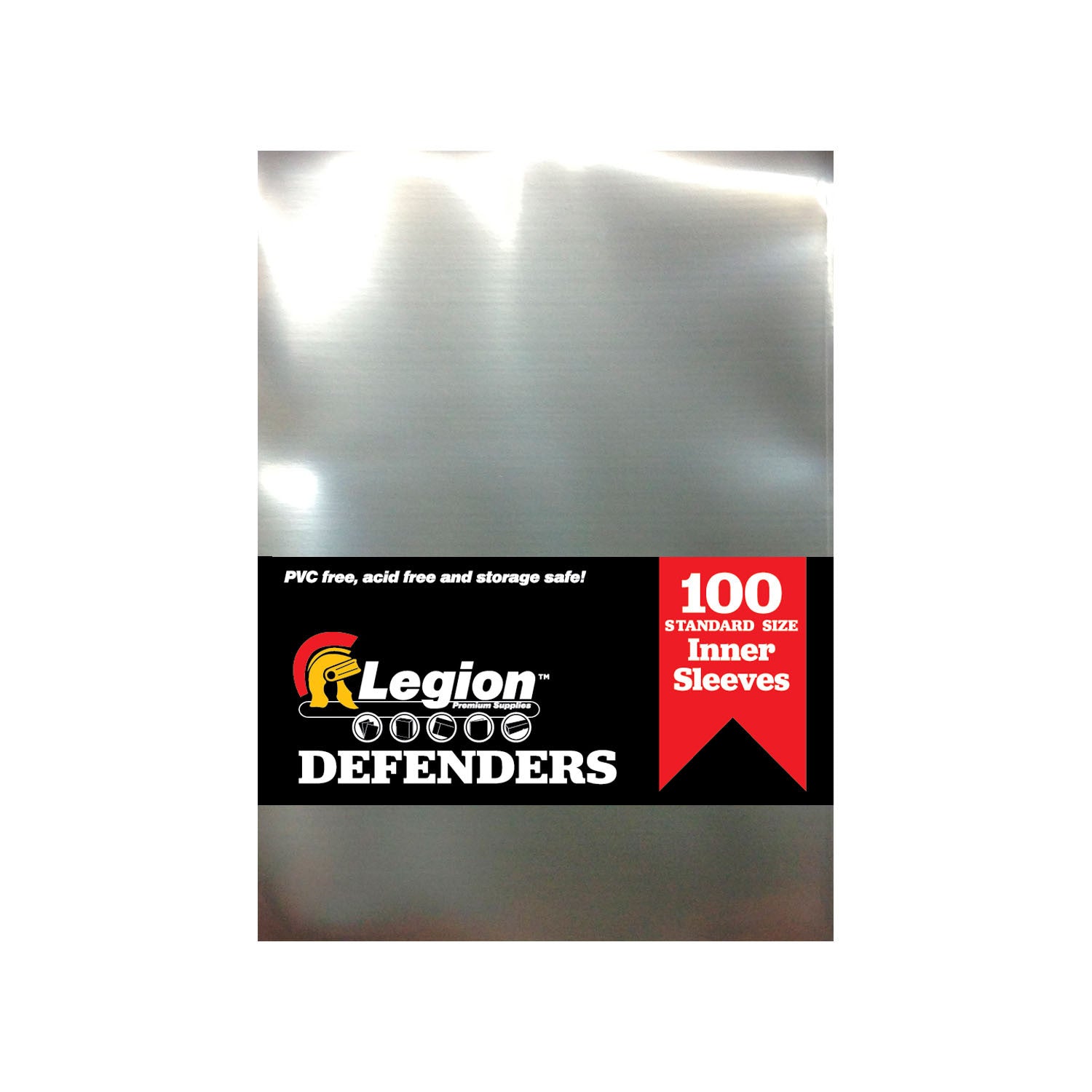 Legion: Defenders - Inner Sleeve Standard Card Sleeves Clear (100)