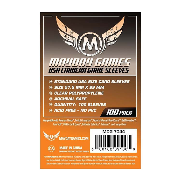 Mayday MDG-7044 USA Chimera Card Sleeves (100)