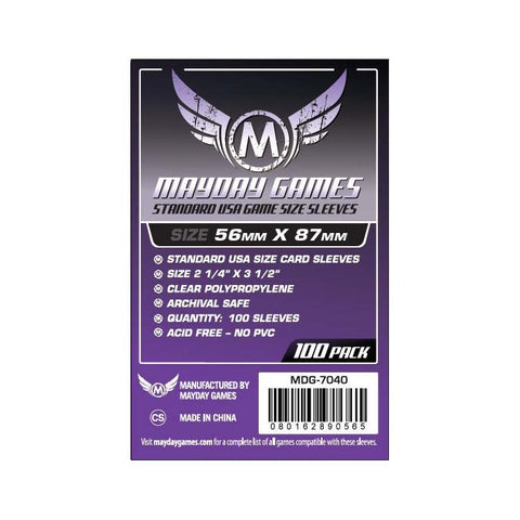 Mayday MDG-7040 Standard USA Card Sleeves (100)