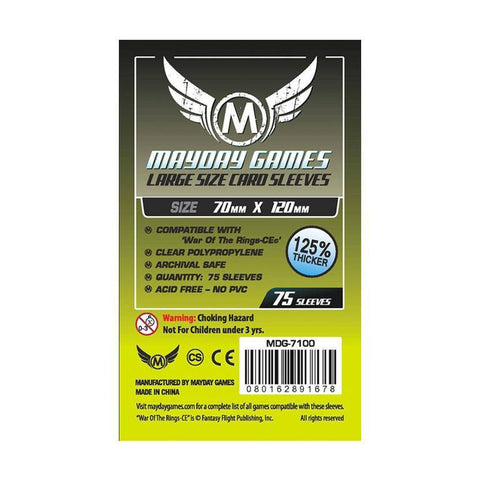 Mayday MDG-7100 Large Size Premium Card Sleeves (75)