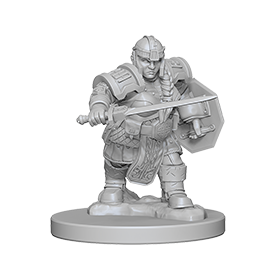 D&D Nolzur's Marvelous Unpainted Minis: 72617 Dwarf Female Fighter