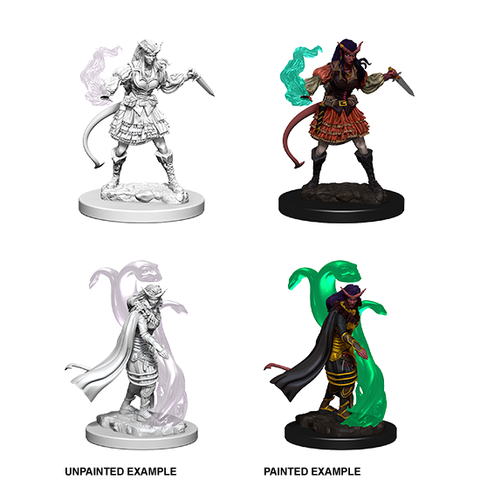 D&D Nolzur's Marvelous Unpainted Minis: 73202 Tiefling Female Sorceror