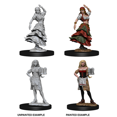 Pathfinder Deep Cuts™ Unpainted Miniatures: 72588 Bartender/Dancing Girl