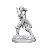 Pathfinder Deep Cuts™ Unpainted Miniatures: 72597 Human Female Fighter