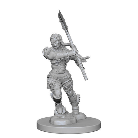 Pathfinder Deep Cuts™ Unpainted Miniatures: 72614 Half-Orc Female Barbarian
