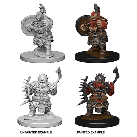 Pathfinder Deep Cuts™ Unpainted Miniatures: 72615 Dwarf Male Barbarian