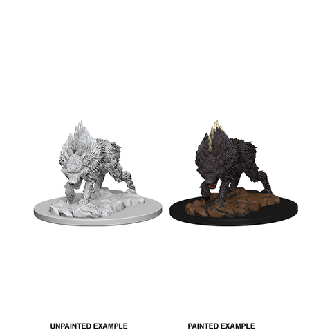 Pathfinder Deep Cuts™ Unpainted Miniatures: 73184 Direwolf