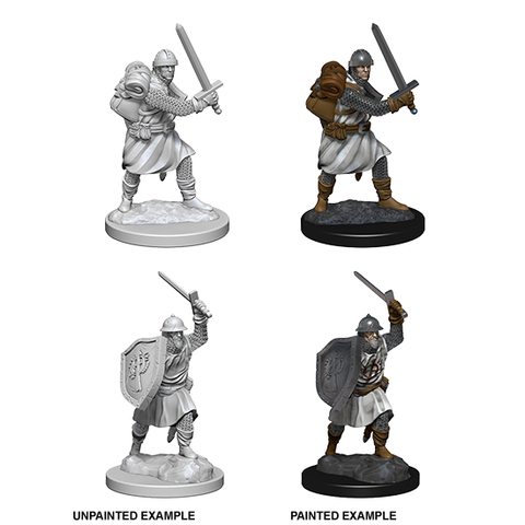 Pathfinder Deep Cuts™ Unpainted Miniatures: 73185 Infantrymen