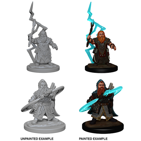 Pathfinder Deep Cuts™ Unpainted Miniatures: 73188 Dwarf Male Sorcerer