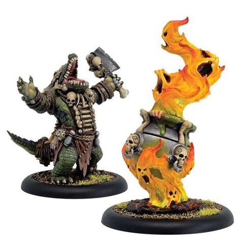 Hordes: Minions - Gatorman Boilmaster and Spirit Cauldron (2)
