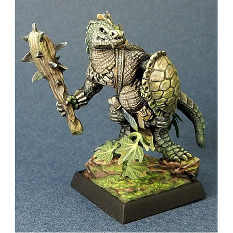 Reaper Dark Heaven Legends: 03705 Lizardman w/ Club & Shield