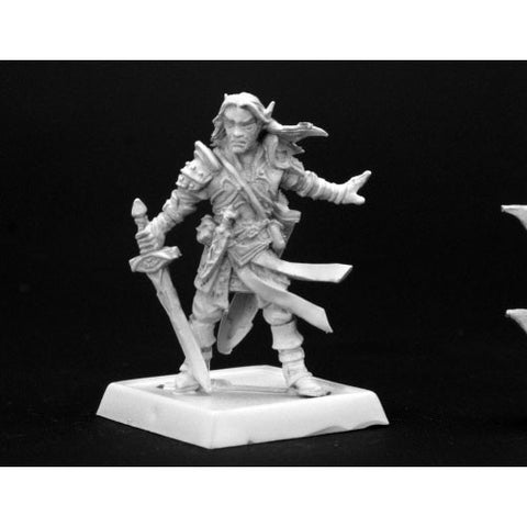 Reaper Pathfinder Miniatures: 60005 Arael, Half Elf Cleric