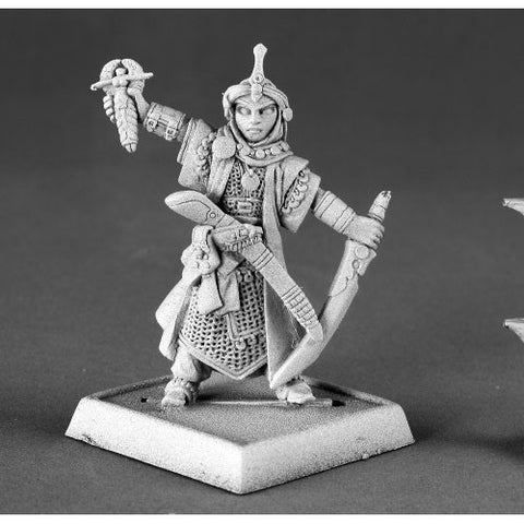 Reaper Pathfinder Miniatures: 60015 Kyra, Female Iconic Cleric