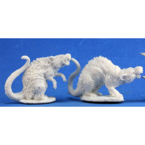 Reaper Dark Heaven Bones: 77198 Barrow Rats (2)