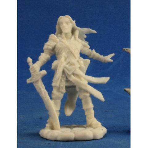 Reaper Pathfinder Bones: 89028 Arael, Half Elf Cleric