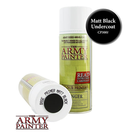 The Army Painter Colour Primer: Matt Black (Spray)