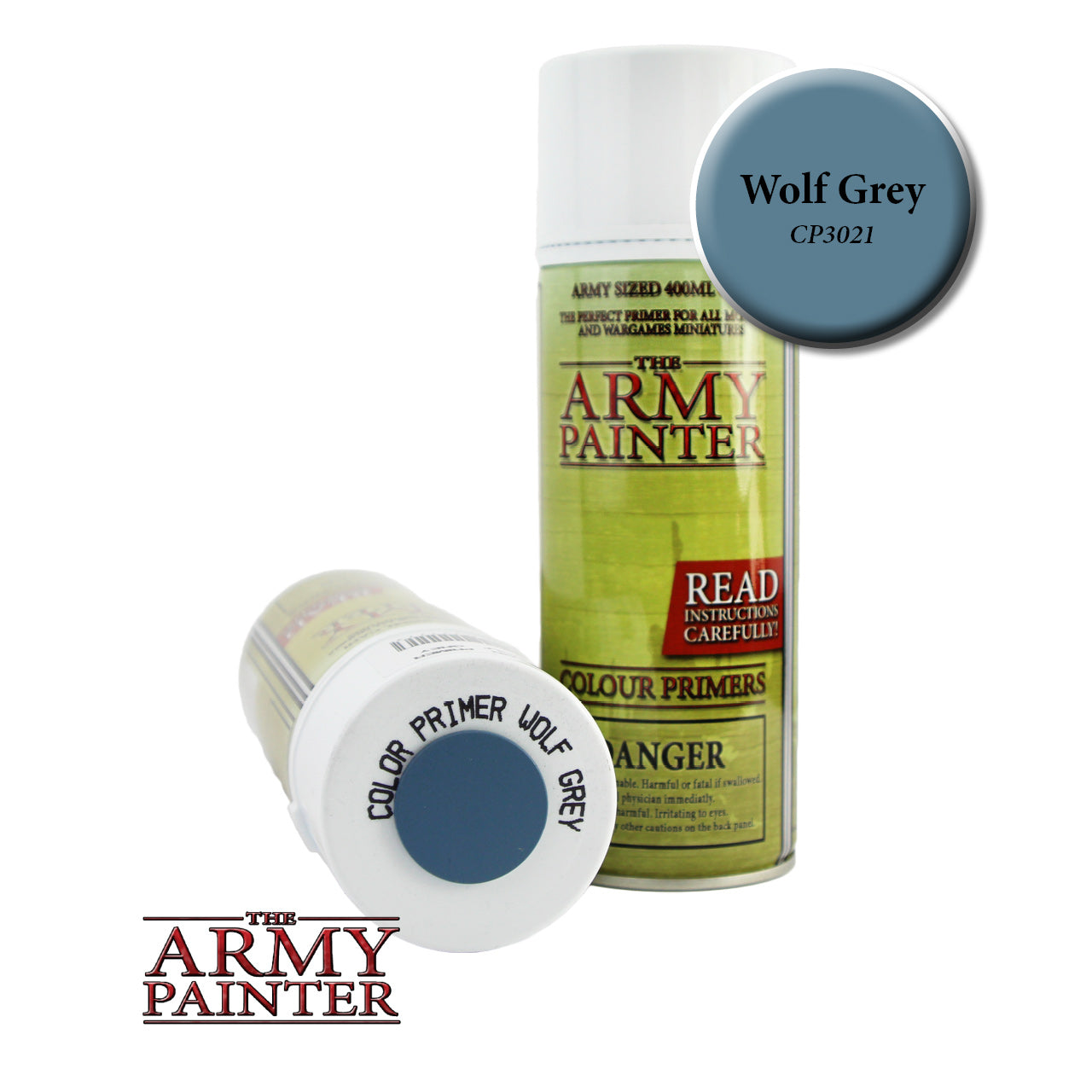 The Army Painter Colour Primer: Wolf Grey (Spray)