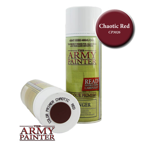 The Army Painter Colour Primer: Chaotic Red (Spray)
