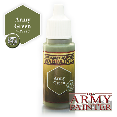 The Army Painter Warpaints: Army Green (18ml)