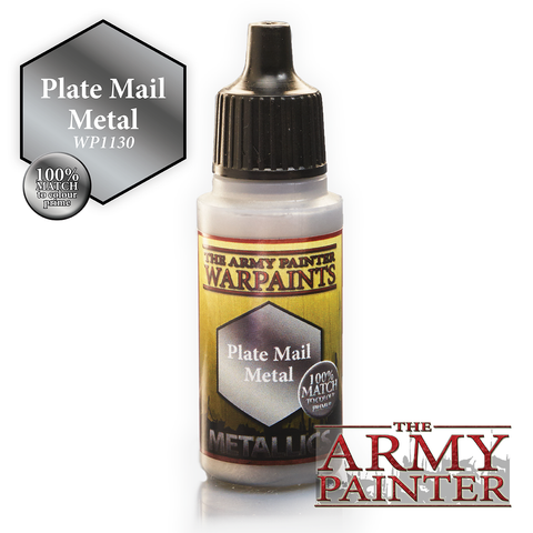 The Army Painter Warpaints Metallics: Plate Mail Metal (18ml)