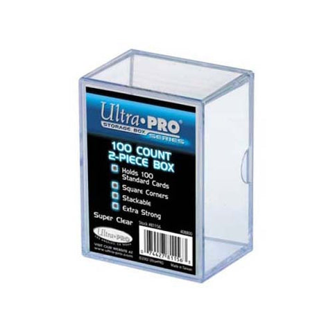 Ultra Pro Plastic Deck Box 100-count 2-piece