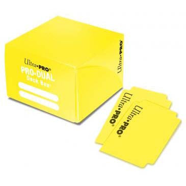 Ultra Pro PRO-Dual Deck Box Yellow