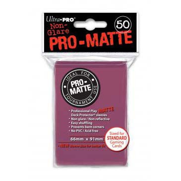 Ultra Pro Pro-Matte Standard Deck Protector Sleeves Blackberry (50)